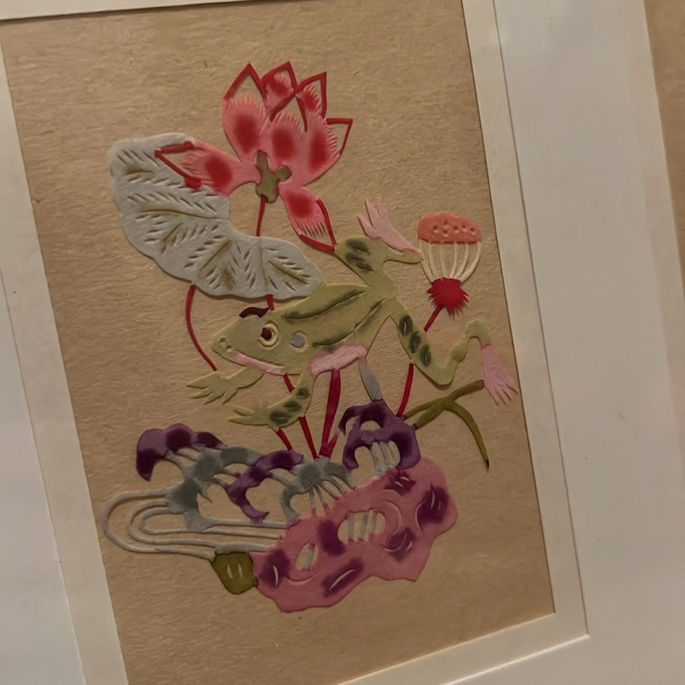 Framed 4 designs Paper Art